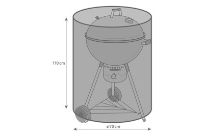 Home&More Abedeckhaube BBQ Ø70x110cm