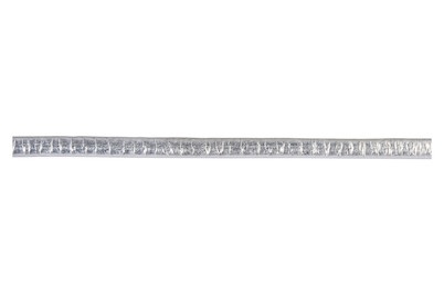 Kunstlederband Metallic flach,silber,3mm