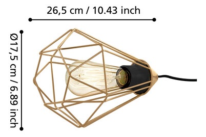 Eglo - Tischlampe Tarbes - Gold
