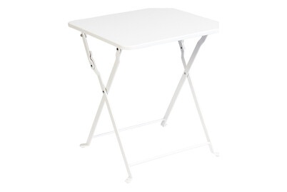 Seitentisch klappbar Jula 40 x 40 cm weiss