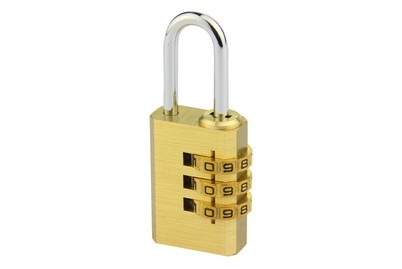 21Mm Kombinations-Padock aus massivem Messing mit 3 Ziffern