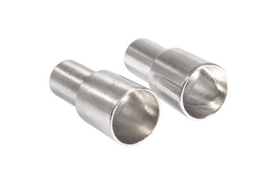 Metall Flaschenkerzenhalter für Stabkerzen silber