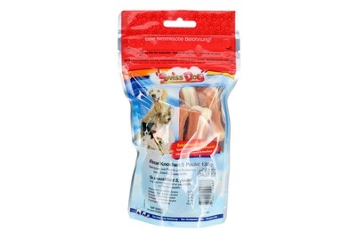 SwissDog Knusper-Knochen S Poulet 130g Hunde Leckerli