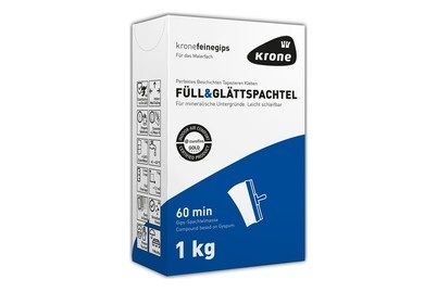 Krone Füll & Glätt Spachtel 1kg