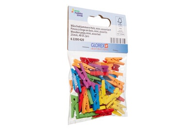 Glorex Wäscheklammern