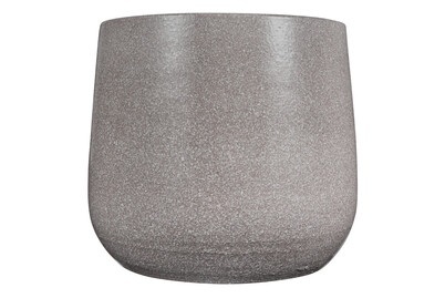 Übertopf Silbergrau Ø16xH13cm Grau