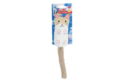 Mini-Cat mit Raschel 25.5cm beige