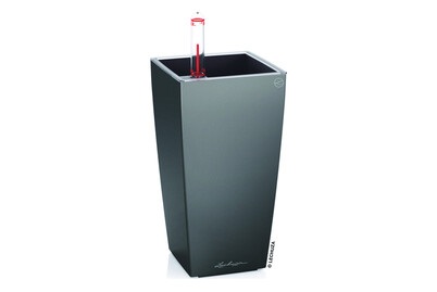Lechuza - 8er-Set Blumenkästen mit Integriertem Bewässerungssystem Mini-Cubi - Dunkelgrau