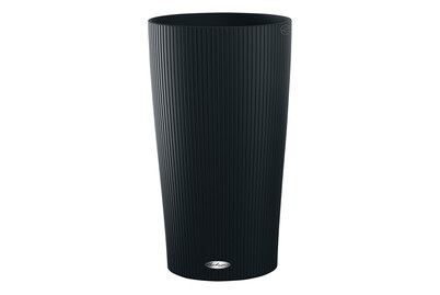 Lechuza - 3er-Set Blumenkästen mit Integriertem Bewässerungssystem Cilindro Color 23 - Anthrazit