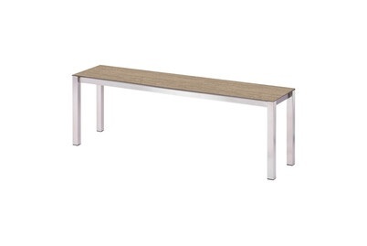 Ellems Stettin Bank HPL Holz 140x32.5 cm