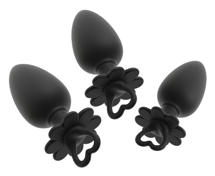 3-teiliges Analplug-Set
