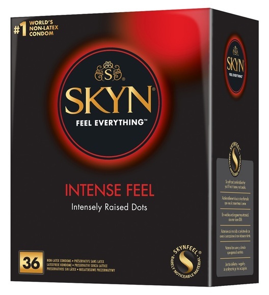 Latexfreie Kondome ?Intense Feel?, genoppt