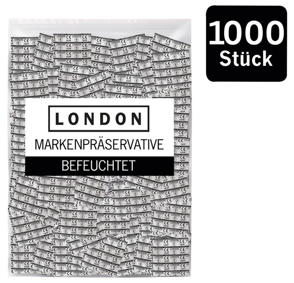 Kondome ?LONDON Q600 feucht? mit Beschichtung auf Silikonbasis