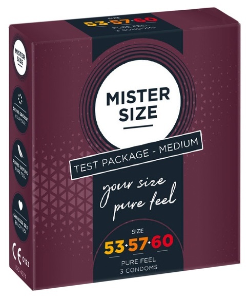 Kondome ?Test Package Medium? inkl. Penis-Maßband