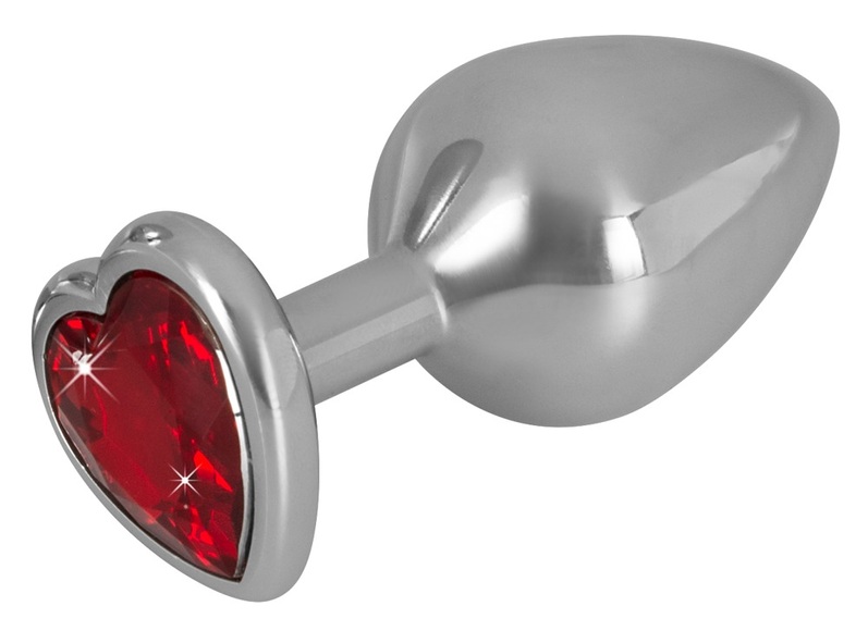 You2Toys - Aluminium-Analplug mit Schmuckstein 8,2 cm