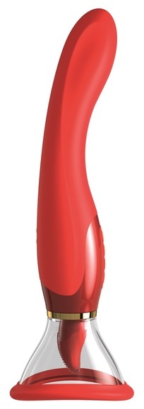 Saug-Vibrator „her ultimate pleasure 24k Gold Luxury Edition“, 25,5 cm
