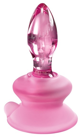 Glasdildo „No. 90“ im klassischen Plug-Design
