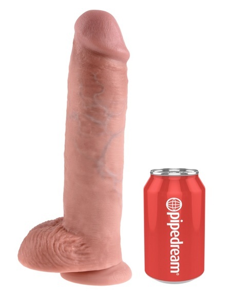 27,9 cm Penis Mit Kugeln Hautfarben | Pipedream
