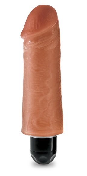12 cm Vibrating Stiffy Hellbraun | Pipedream