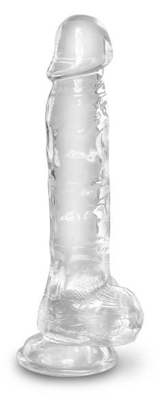 Penis Mit Bällen 20 cm | King Cock Clear