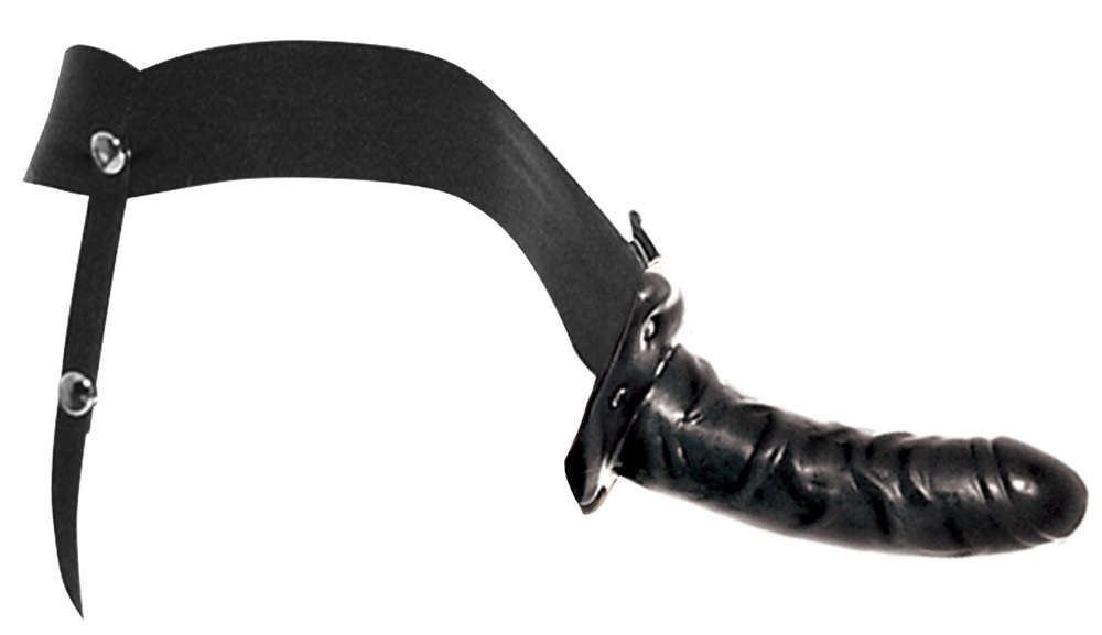 Anfänger Hollow Strap-On-Schwarz | Pipedream