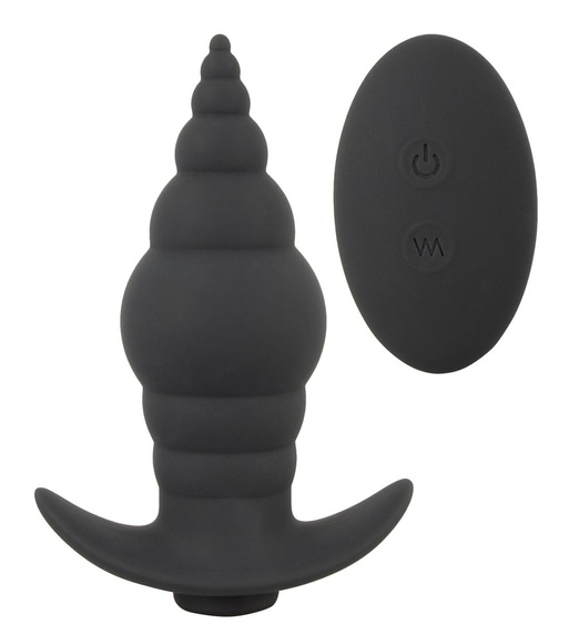 Analplug ?Bulbous butt plug?, 9 Vibrationsmodi per kabelloser Fernbedienung