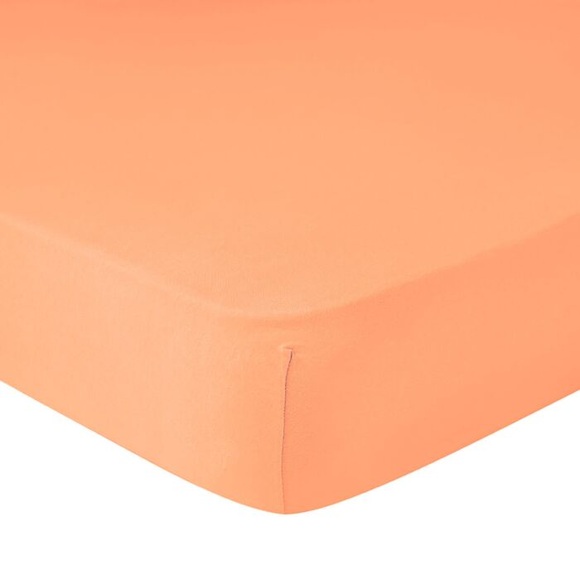 Jersey Fixleintuch für Boxspringbett Superstretch, mandarine