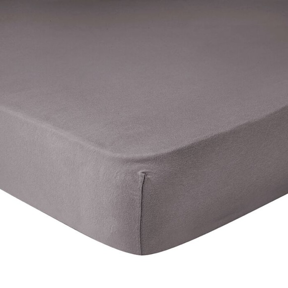 Jersey Fixleintuch für Boxspringbett Superstretch, graphit