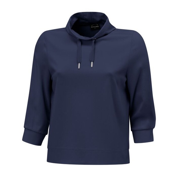 Damen Rollkragenshirt mit Kordel