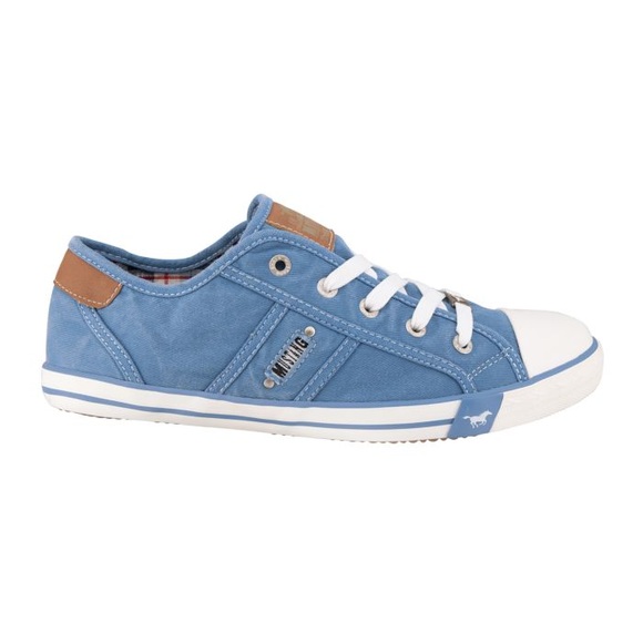 Mustang Schnür-Sneaker Damen royal