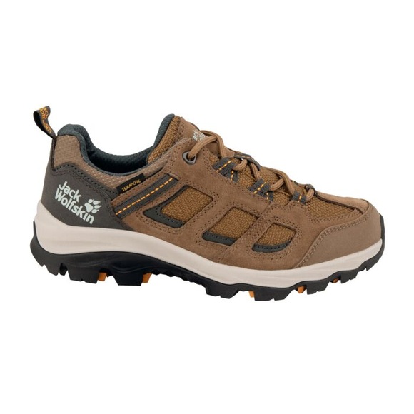 Jack Wolfskin Vojo Hike 3 Texapore Low Outdoor Wanderschuh für Damen braun