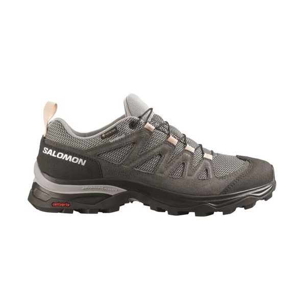 Salomon X Ward Leather GTX Outdoor- und Wanderschuh für Damen grau, 41