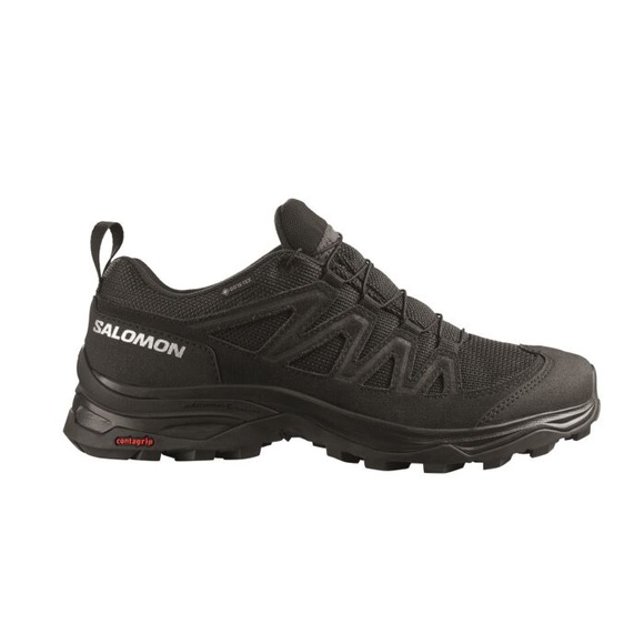 Salomon X Ward Leather GTX Outdoor- und Wanderschuh für Damen schwarz, 42