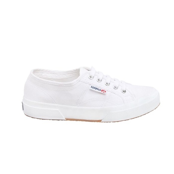 Schnürschuh Superga weiß