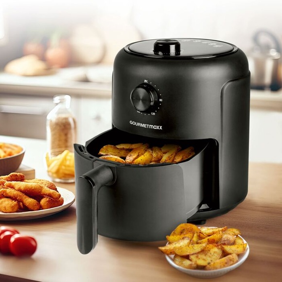 Gourmetmaxx Heissluft-Fritteuse 2.3 Liter, schwarz