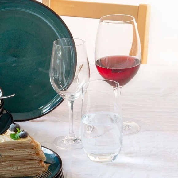 Lunasol Gläser-Set aus Kristallglas, 18-teilig, transparent