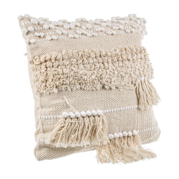Zierkissen Acapulco beige/weiss