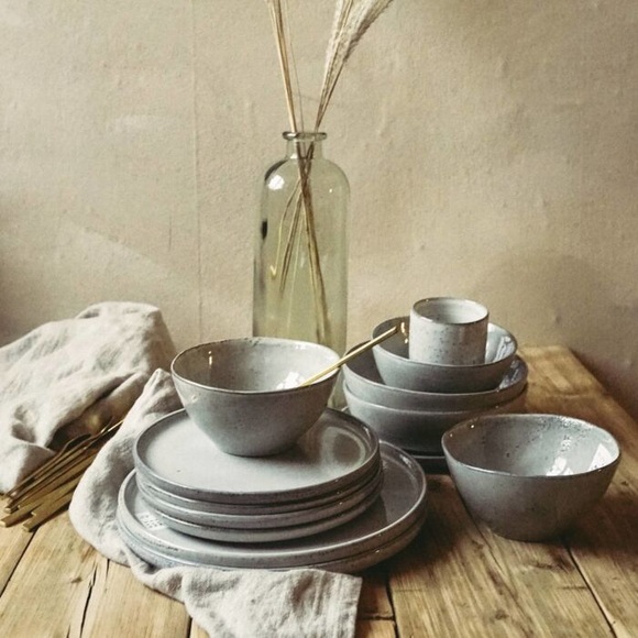 Pearl Schale, 6er-Set Steingut ? 15 cm