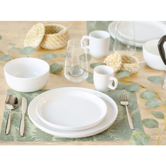 Geschirr-Set Ronda 24-teilig für 6 Personen, weiss