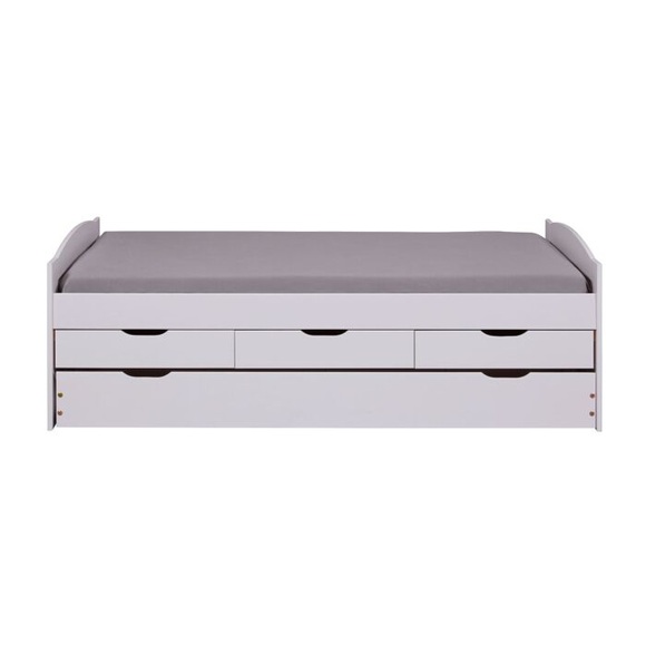 Funktionsbett Ulla mit Zusatzbett, weiss