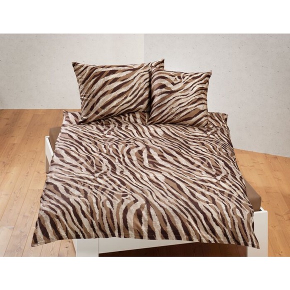 Bettwäsche mit Tigermusterung ? Kissenbezug ? 65x65 cm