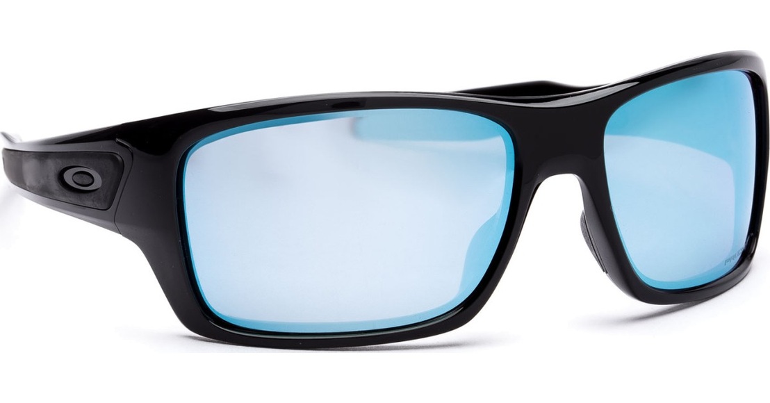 Oakley Sonnenbrille Turbine - Polished Black Prizm Deep Water Polarized