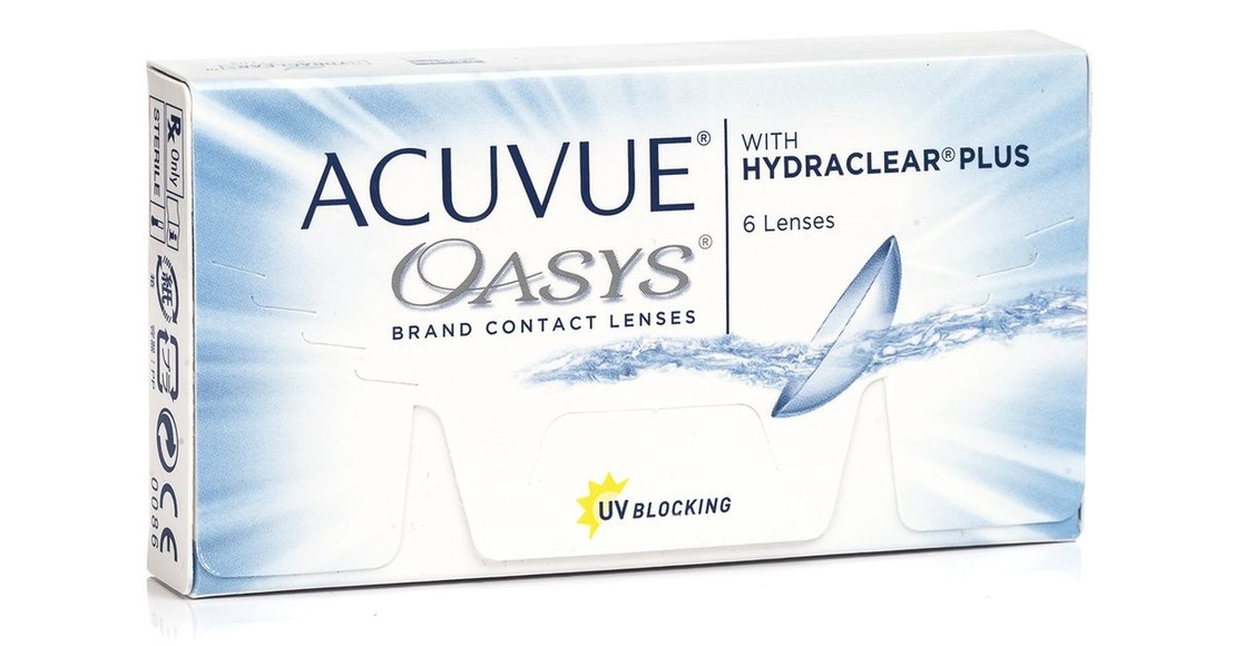Acuvue Oasys, 6er Pack + OPTI-FREE Express 355 ml mit Behälter