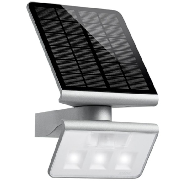 STEINEL XSolar L-S Solar-LED-Außenwandlampe silber
