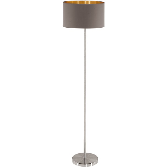 Eglo - Stehlampe Maserlo - Dunkelbeige