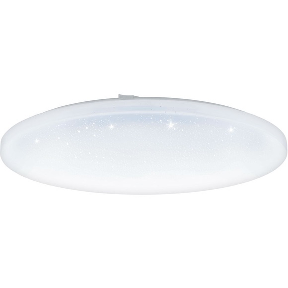 LED-Deckenlampe Frania mit Kristalleffekt, rund