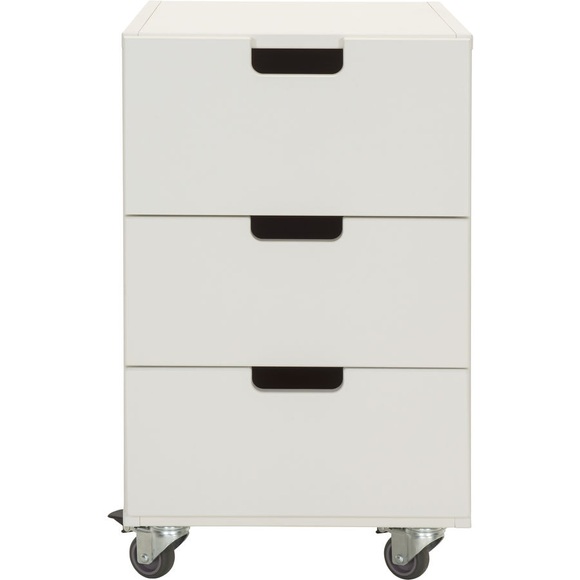 Ben'n'jen - Rollcontainer CONFETTI - Holz - weiss - 35/44/60 cm