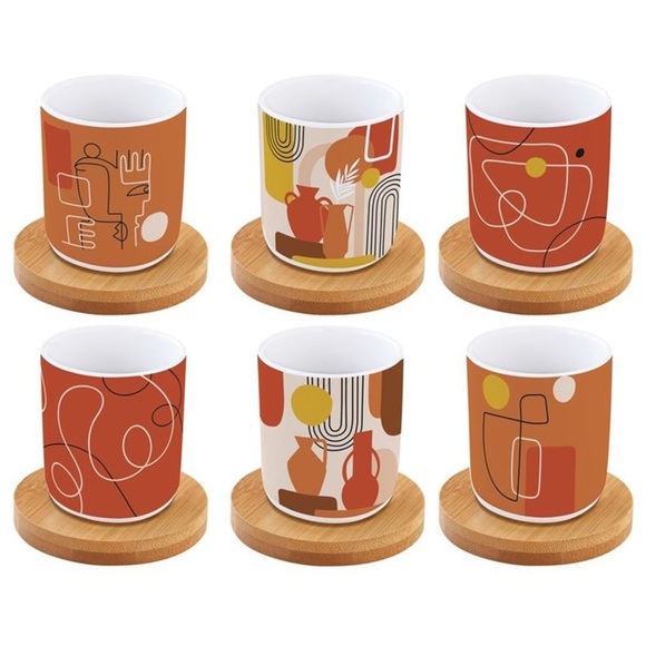 diverse Espressotasse inkl. Untertasse Coffee Mania