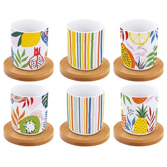 diverse Espressotasse inkl. Untertasse Coffee Mania