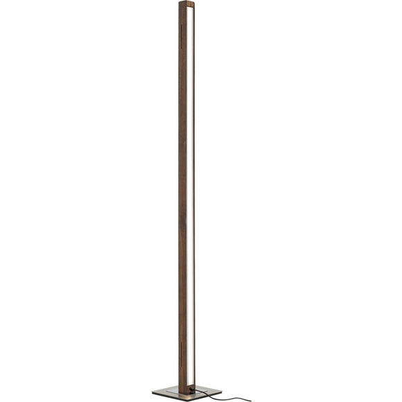 HerzBlut Leonora LED-Stehlampe 161cm Nussbaum